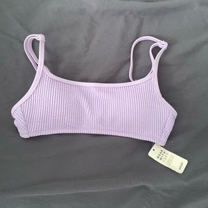 Extra small but pastel purple bikini top from aerie never worn